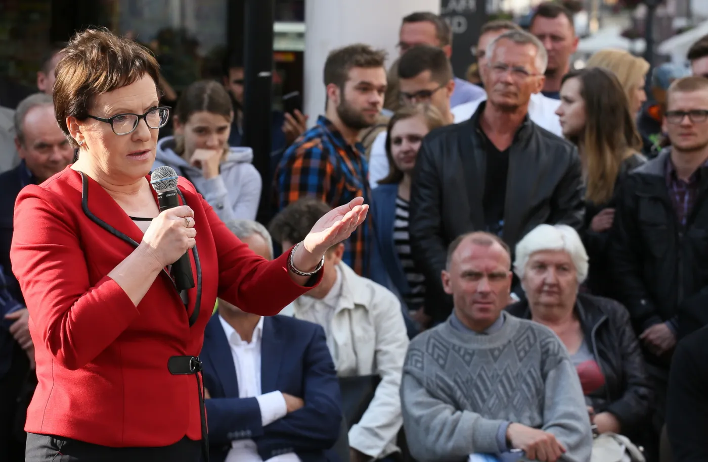 Ewa Kopacz w Łodzi 