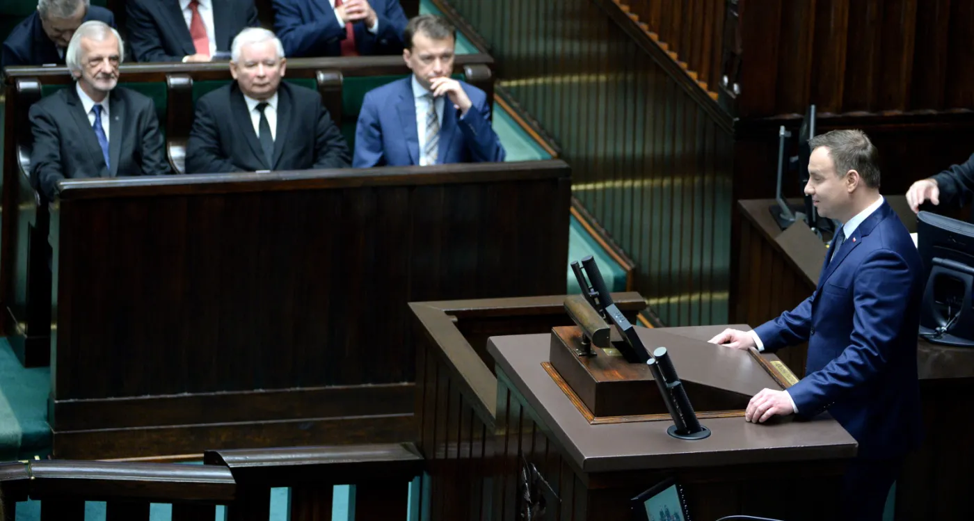 Prezydent Duda gratuluje posłom, dziękuje wyborcom i PKW
