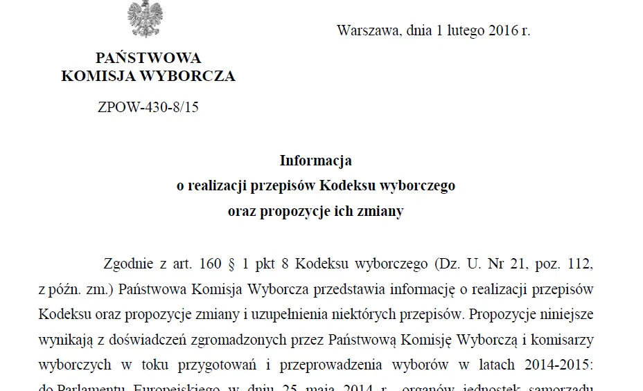 PKW cisza wyborcza