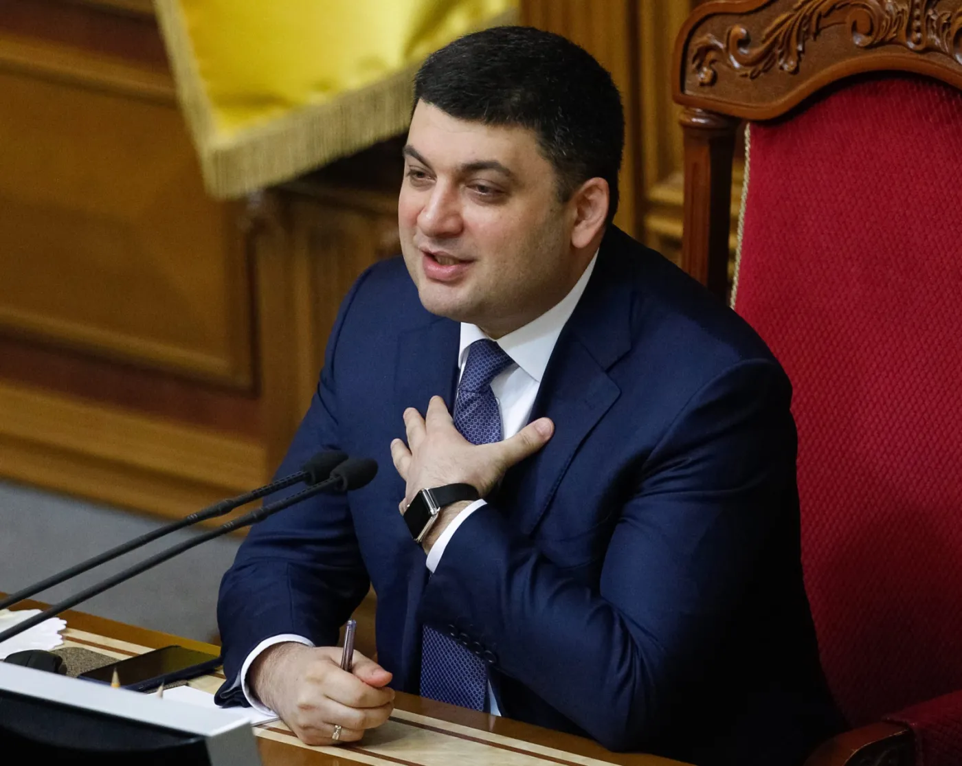 Ukraina: Koalicja zatwierdziła kandydaturę Hrojsmana na premiera