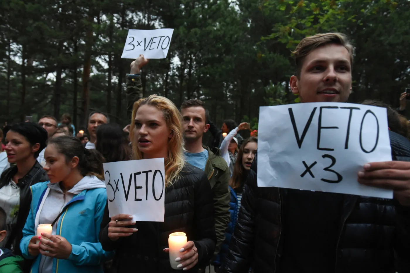Protesty przeciw zmianom w sądownictwie. "Wstyd zostanie, władza minie"