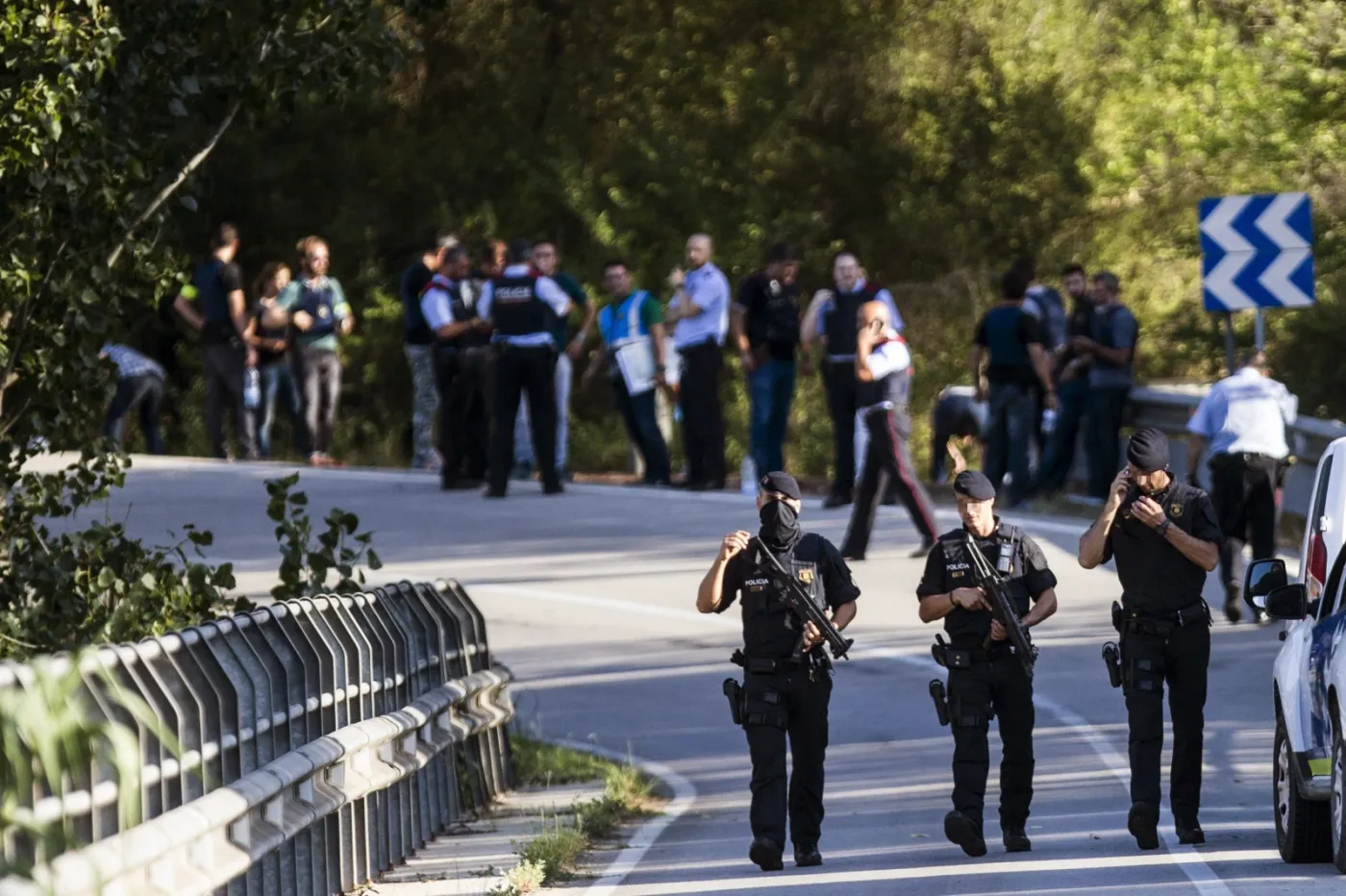 Szef policji w Katalonii: Operacja antyterrorystyczna trwa
