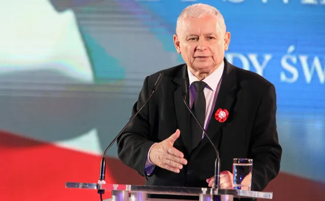 Kaczyński pytany w TVP o rekonstrukcję oraz incydenty na Marszu Niepodległości