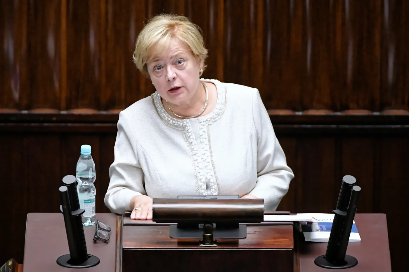 Sprawozdanie I prezes SN w Sejmie i skrajne reakcje polityków