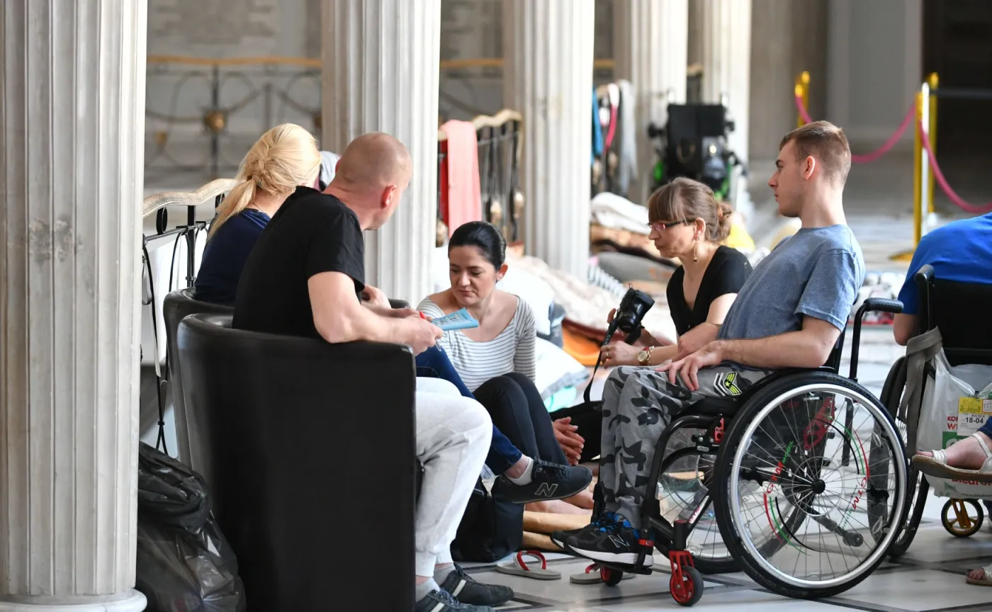 Protest niepełnosprawnych: Sejmowy pat może jeszcze długo potrwać