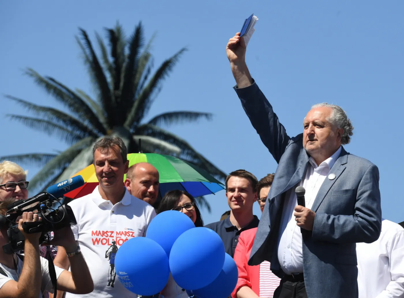 Rzepliński podczas Marszu Wolności: Proszę, żebyśmy stali na straży rządów prawa