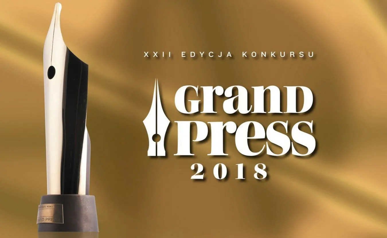 Karolina Baca-Pogorzelska i Michał Potocki z nagrodą Grand Press 2018