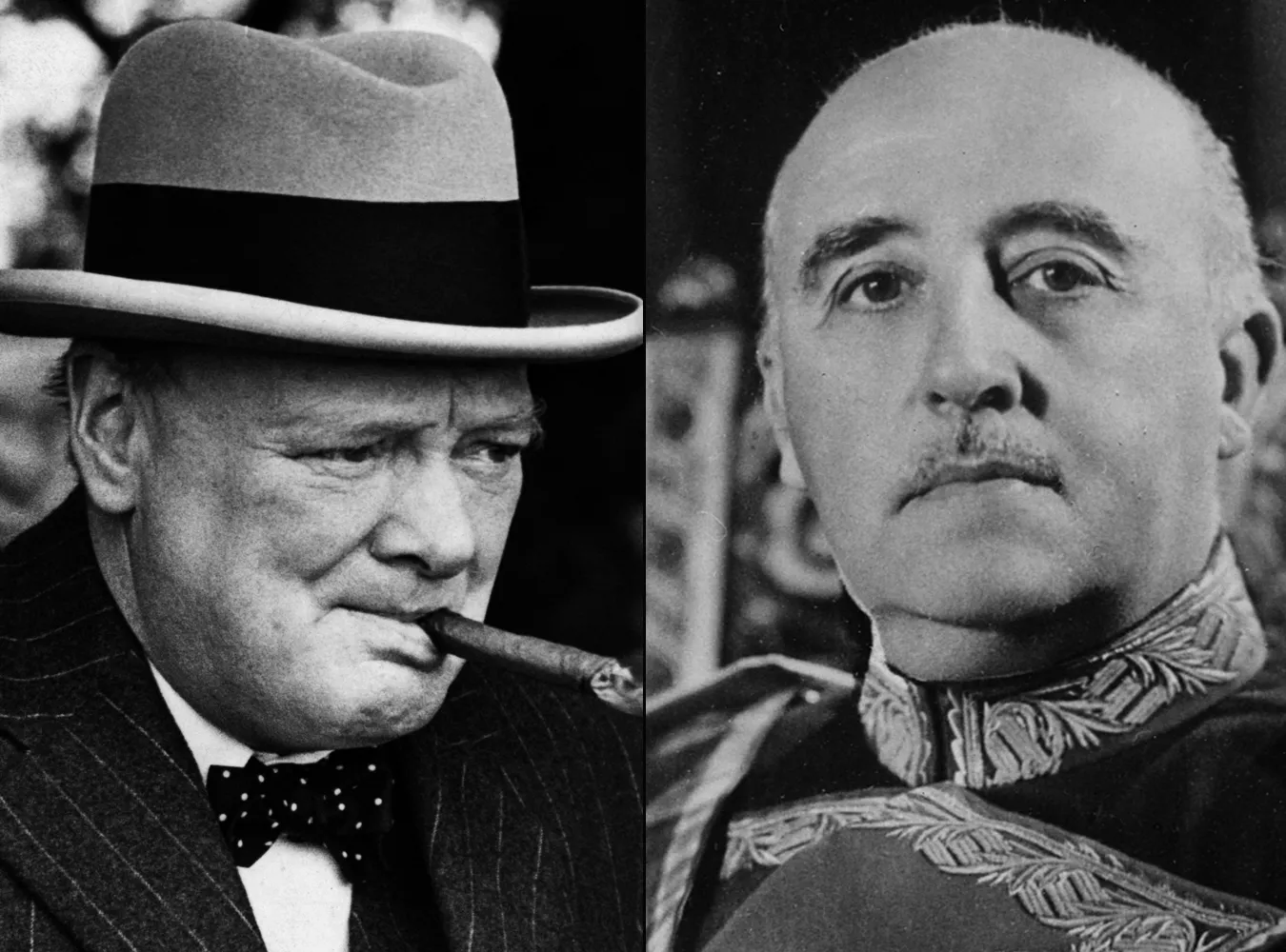 Winston Churchill płacił miliony dolarów wojskowym z otoczenia gen. Francisco Franco