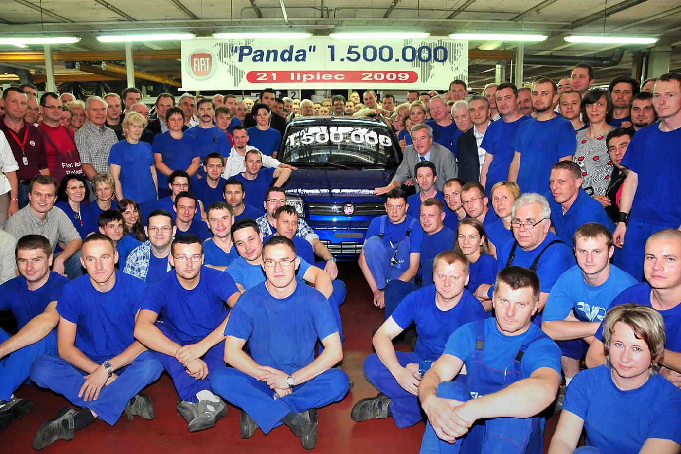 Licznik fabryki Fiat Auto Poland w Tychach pokazał 1 500 000 po sześciu latach produkcji
