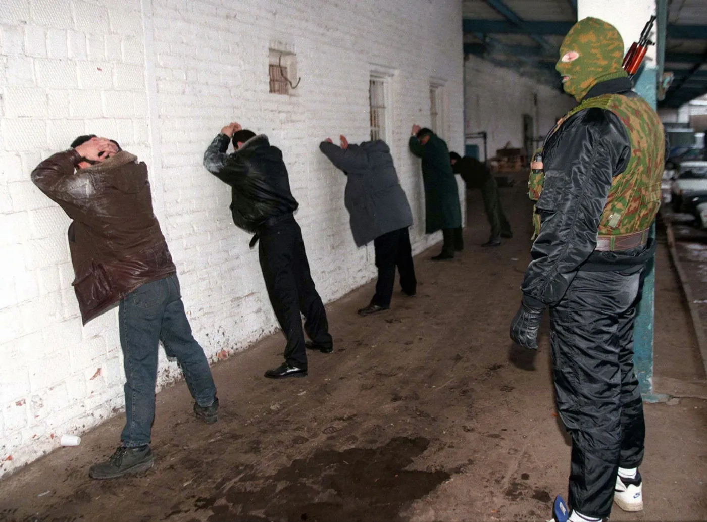 Pokazówka rosyjskiej milicji podatkowej