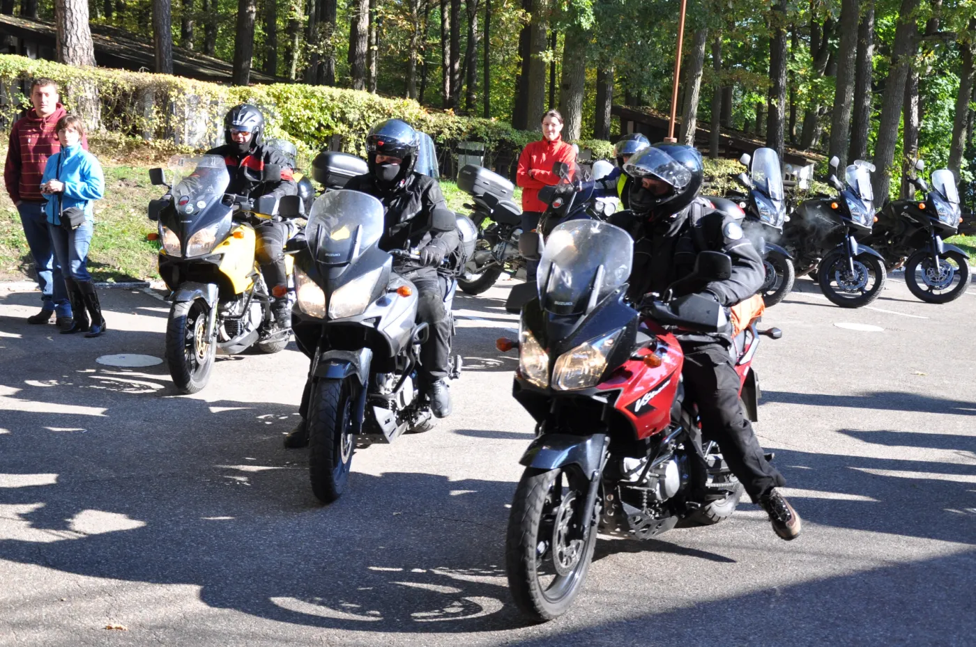 Wiosenny zlot klubu motocyklistów