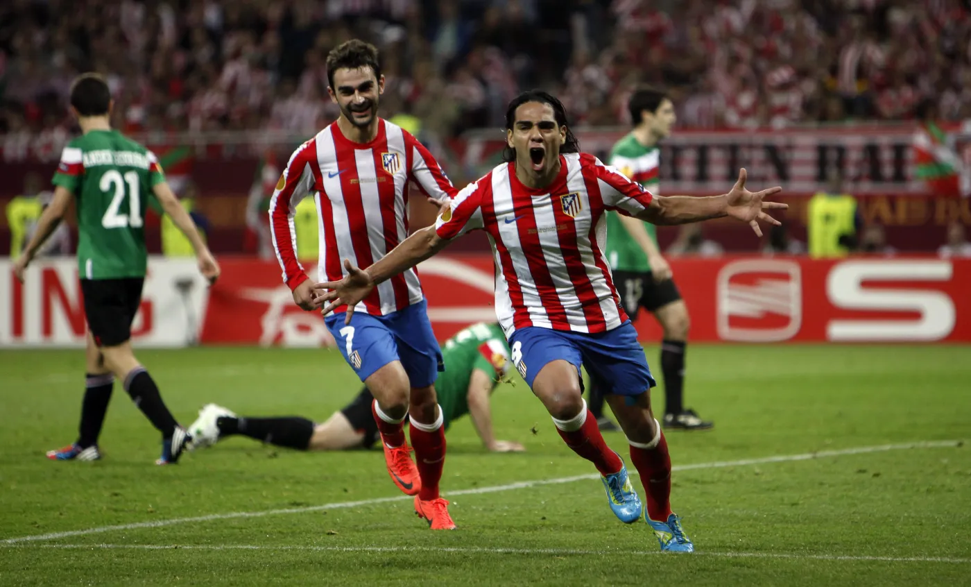 Cudowne gole Falcao. Atletico wygrało Ligę Europy! Zobacz wideo