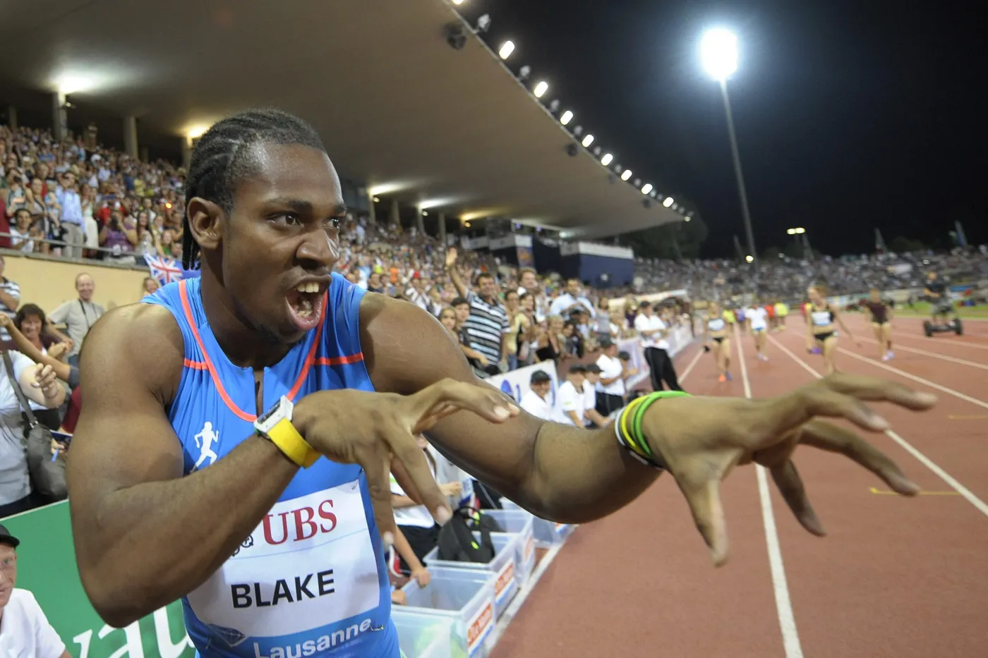 Blake przebiegł 100 m w 9,69 sekundy. To drugi wynik w historii