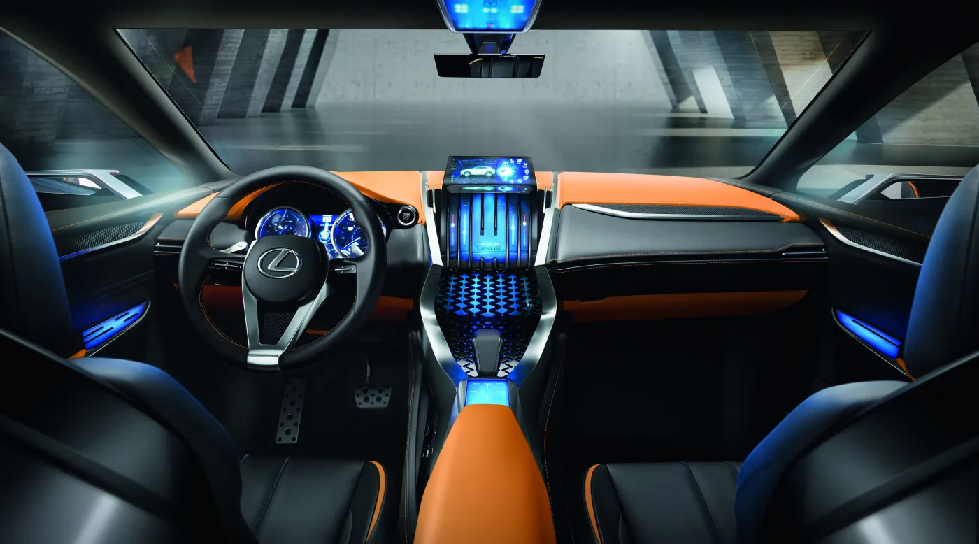 Radar go nie złapie? Prosto z Japonii "niewidzialny" lexus LF-NX. ZDJĘCIA