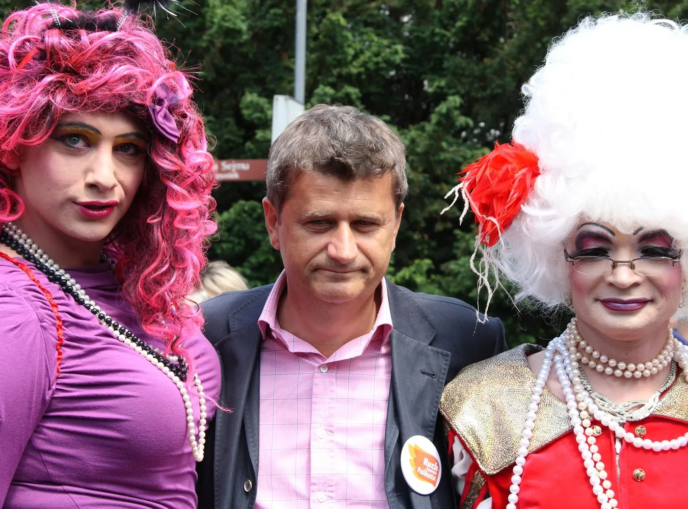 Janusz Palikot na Paradzie Równości