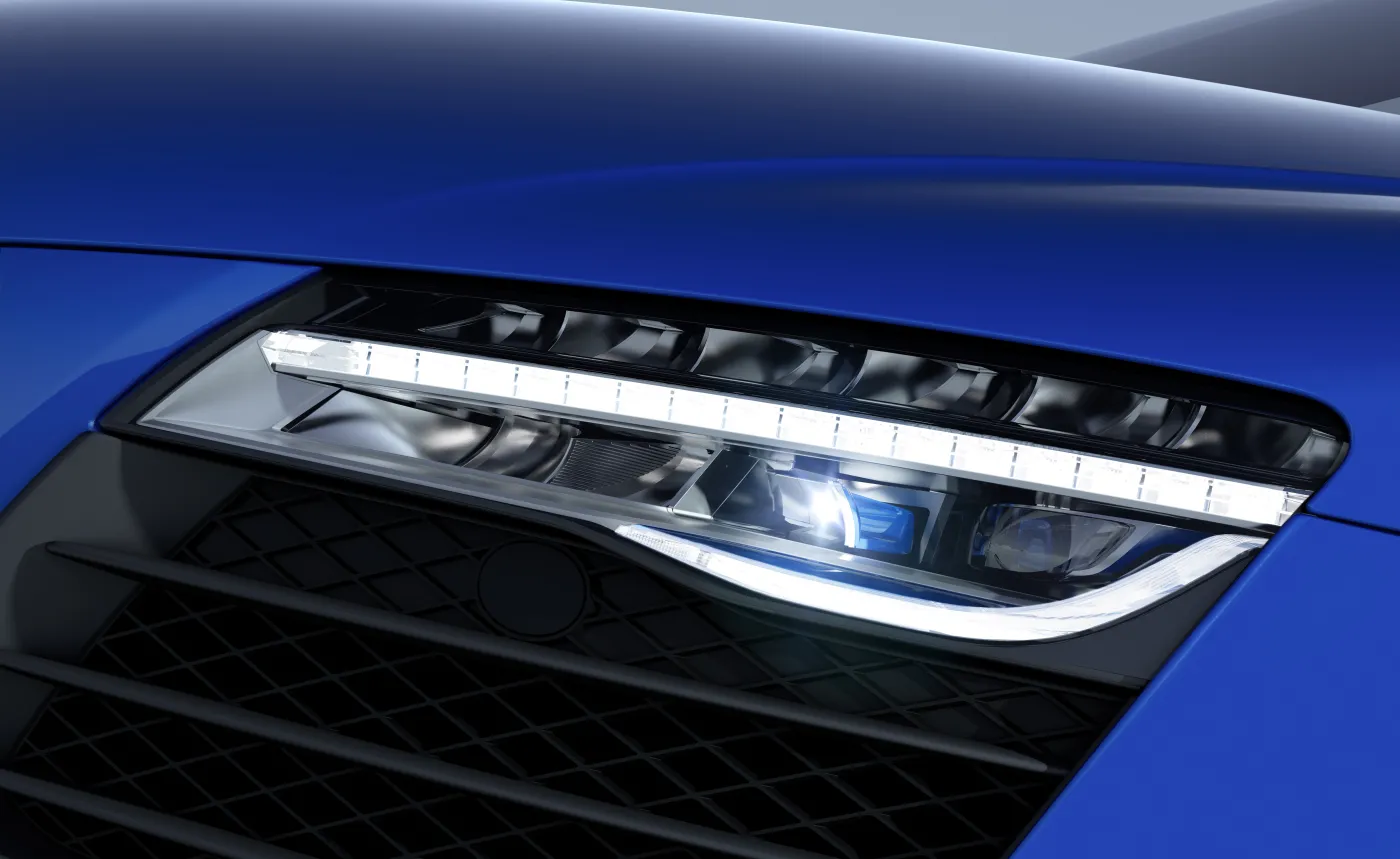 Pierwszy na świecie samochód z laserowymi światłami. Audi R8 LMX. ZDJĘCIA
