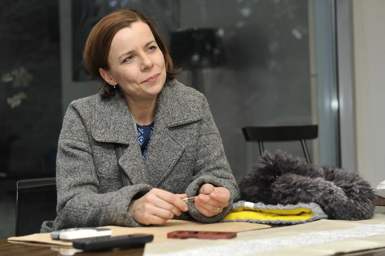 Agata Kulesza wśród ciężarnych zakonnic