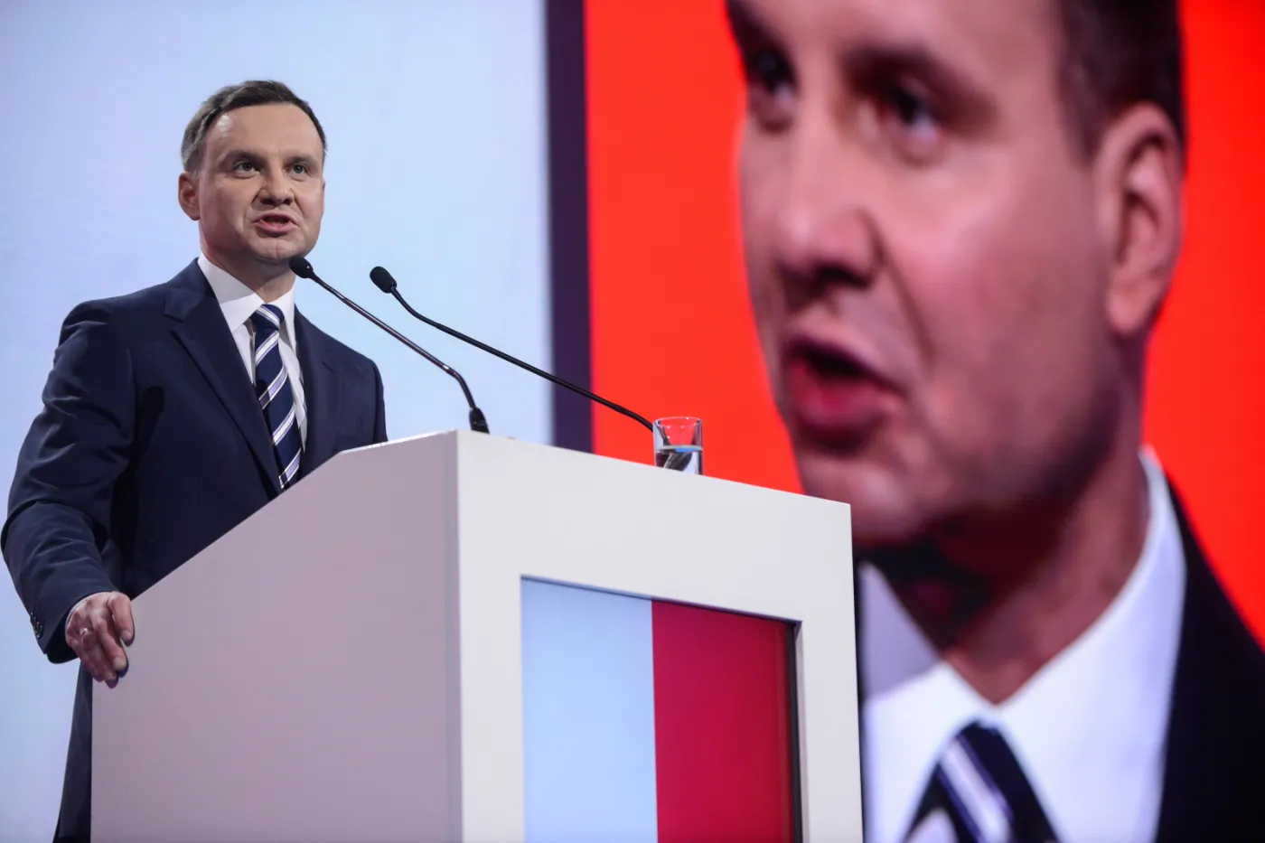 Ekspert o wystąpieniu Dudy: W iście amerykańskim stylu