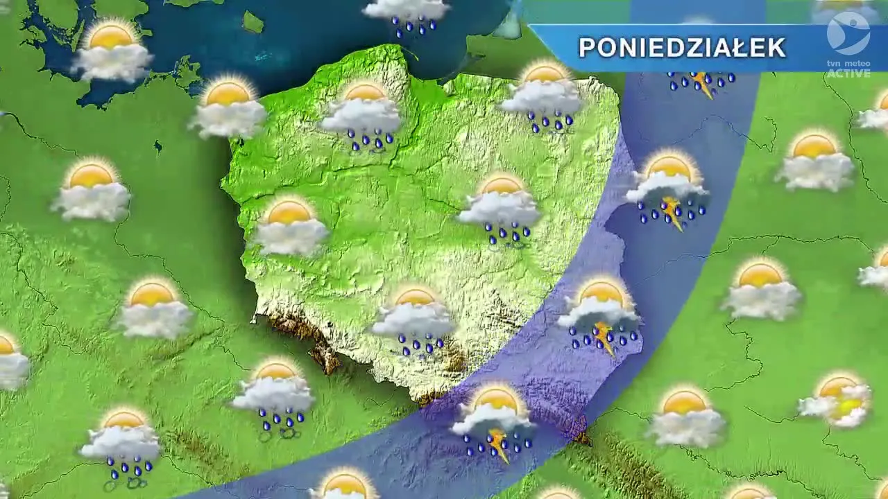 Mapa Polski