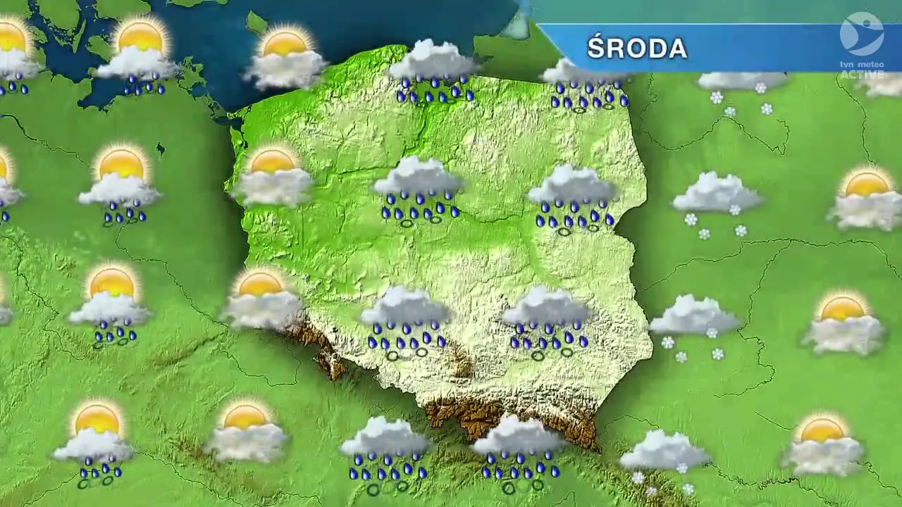 Mapa Polski