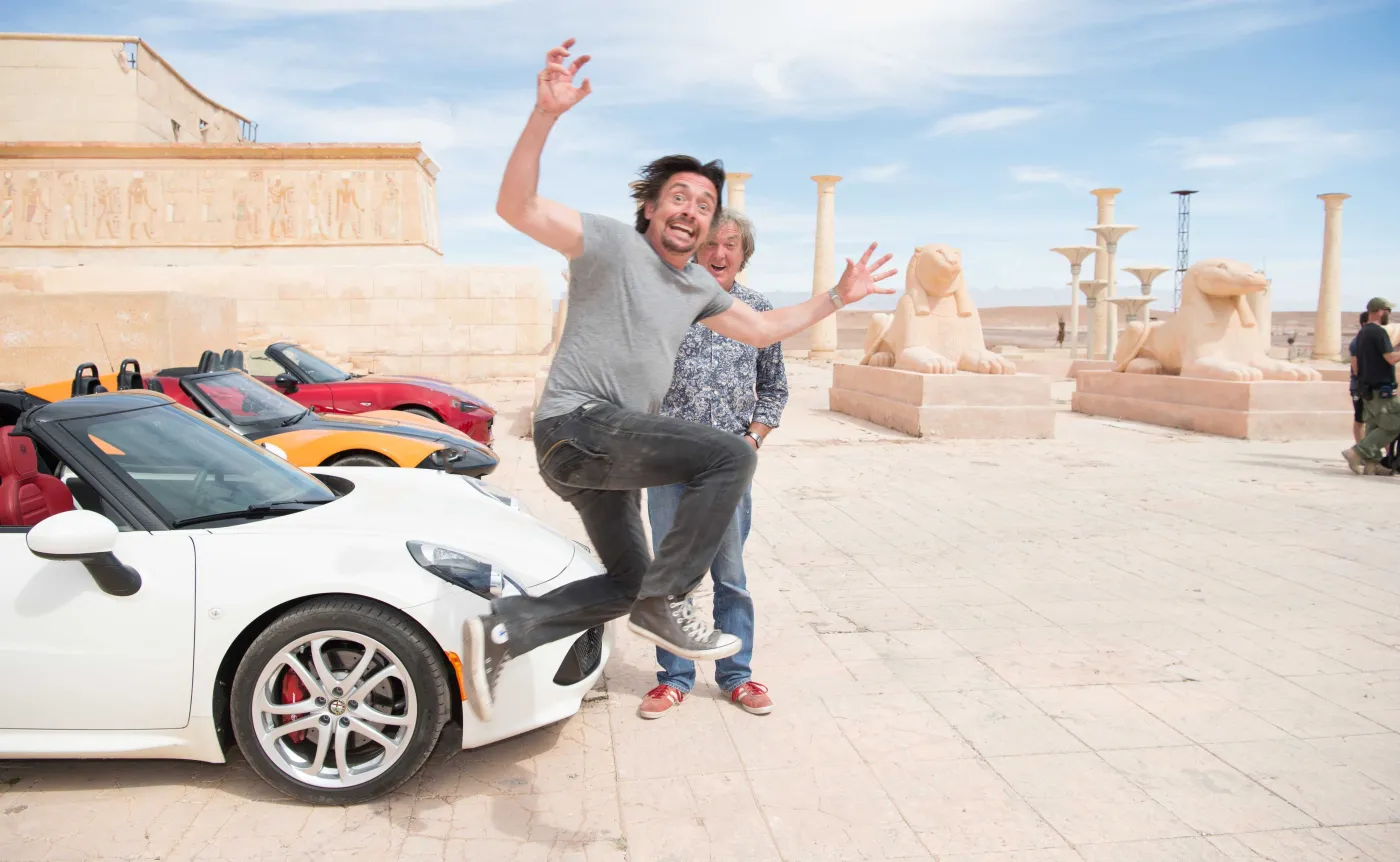 Richard Hammond i James May na planie The Grand Tour