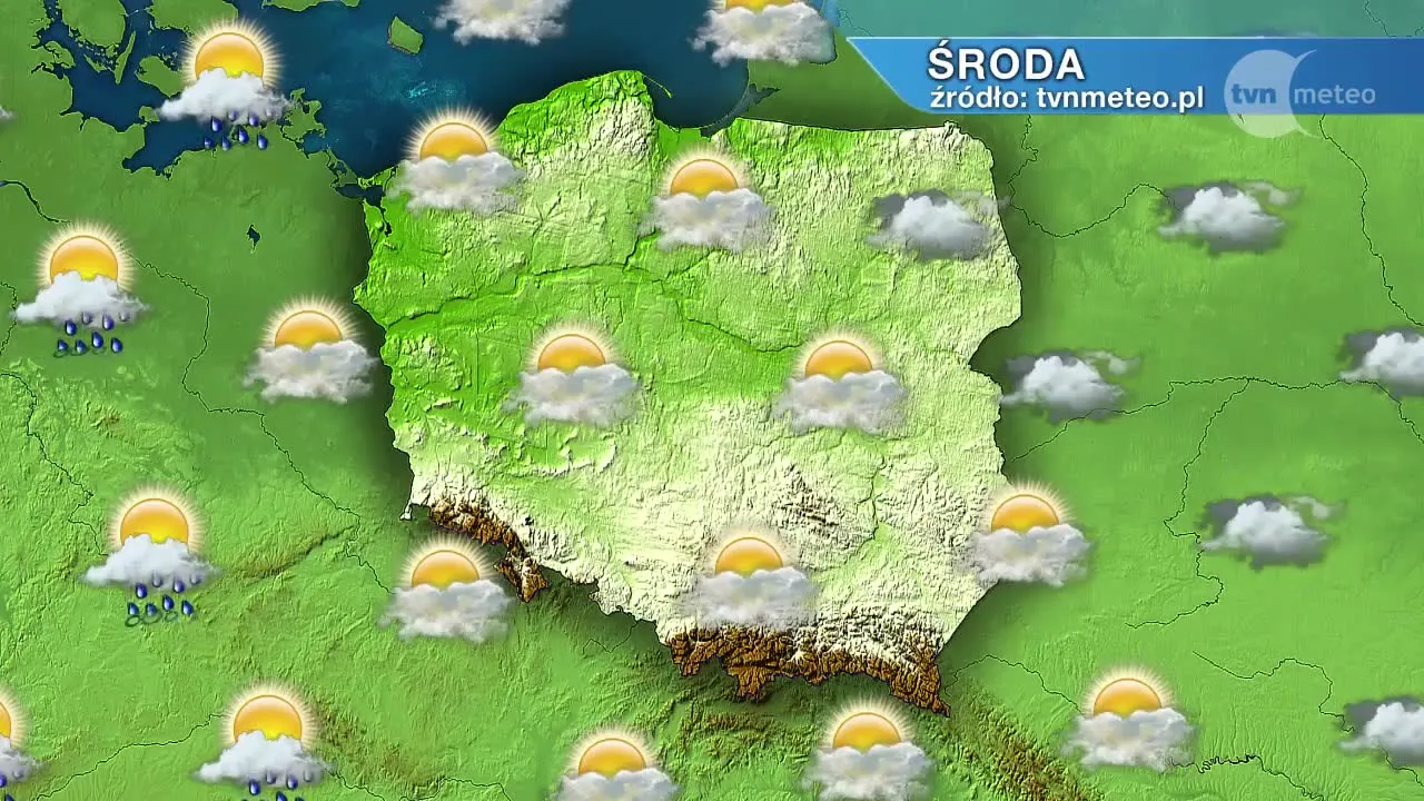 Mapa Polski