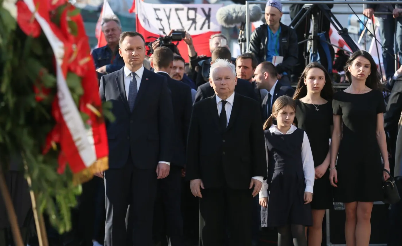 Uroczystości przed Pałacem Prezydenckim 