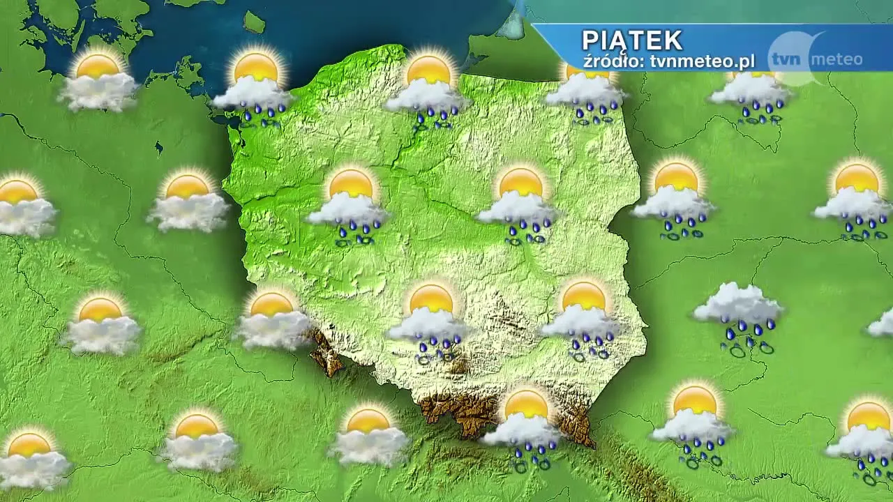 Mapa Polski
