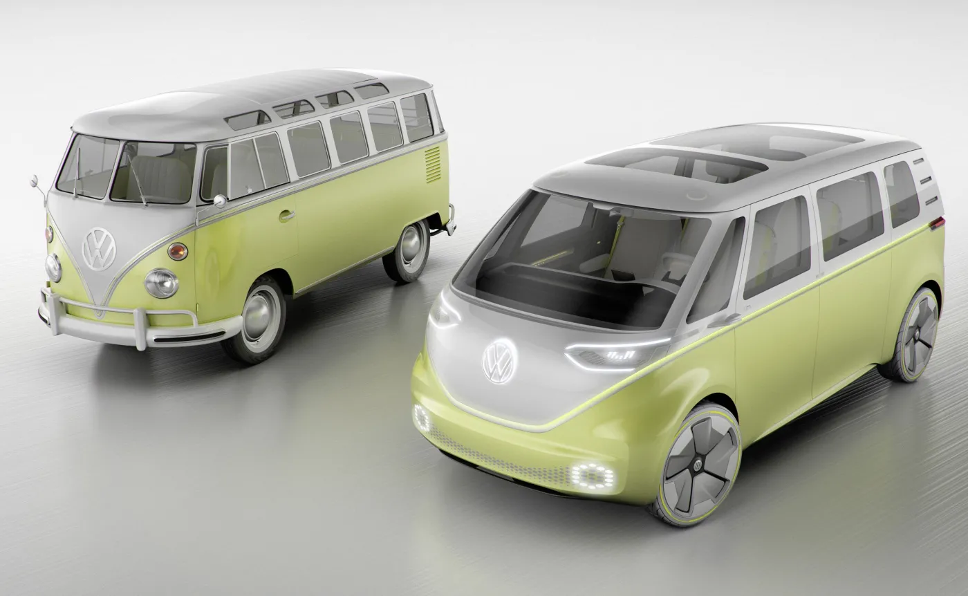 Volkswagen T1 i I.D. BUZZ 