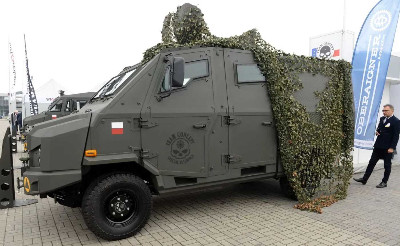 Dino 519 4X4, czyli opancerzony lekki taktyczny pojazd wielozadaniowy, zadebiutował w Kielcach 