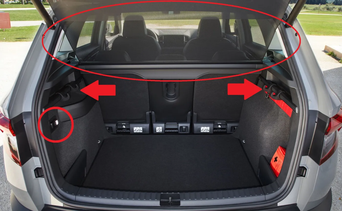 Skoda Karoq to samochód nastawiony na rodzinne użytkowanie. Bagażnik jest pojemny (od 479 do 1810 l) i ustawny. Pakowanie ułatwi niski próg załadunku oraz niemal płaska podłoga. Automatycznie rozwijana roleta (standard z VarioFlex) chroni przed przewianiem. Haczyki ujarzmią ładunek. Latarka diodowa wyjmowana z kufra dzięki magnesowi po przymocowaniu do błotnika zapewni oświetlenie przy wymianie koła. Parasol ukryto pod fotelem pasażera