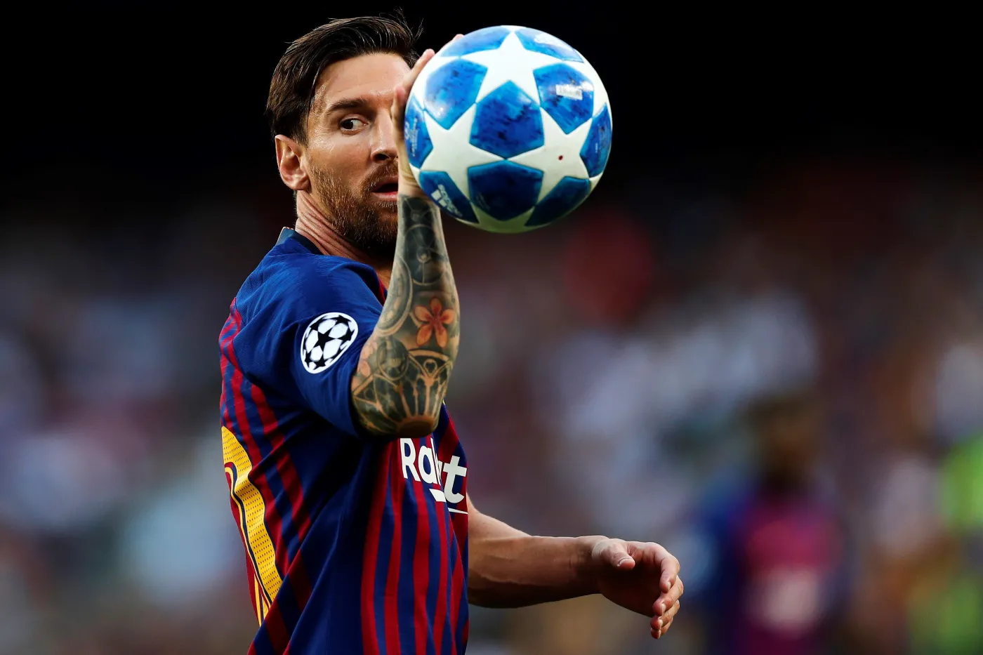 Liga Mistrzów: Messi z trzema golami. Barcelona zaczęła z wysokiego "C"