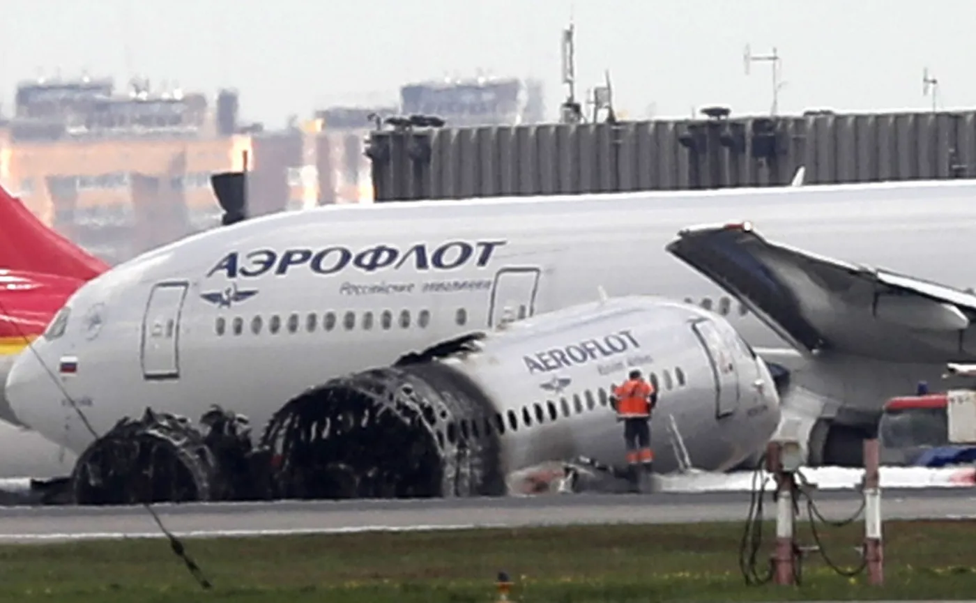 Wrak SSJ-100