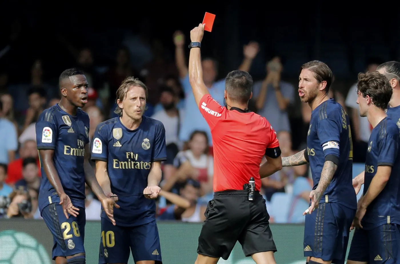 Real bez Hazarda poradził sobie z Celtą. Modric "wyleciał" z boiska