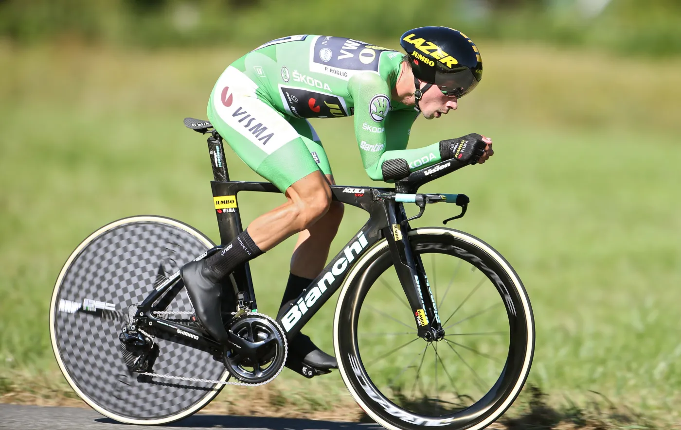 Vuelta a Espana: Primoz Roglic wygrał czasówkę i został liderem