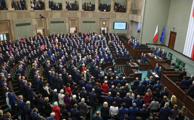 Pierwsze posiedzenie Sejmu [GALERIA]