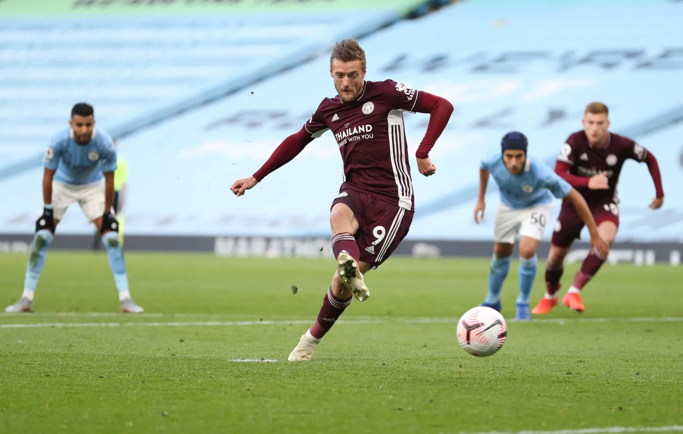 Niespodzianka! Leicester rozbiły Man City. Jamie Vardy z hat-trickiem