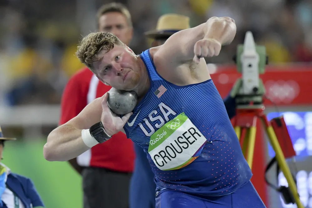 Ryan Crouser zaliczył kolejny świetny występ. Uzyskał odległość 22,66 m