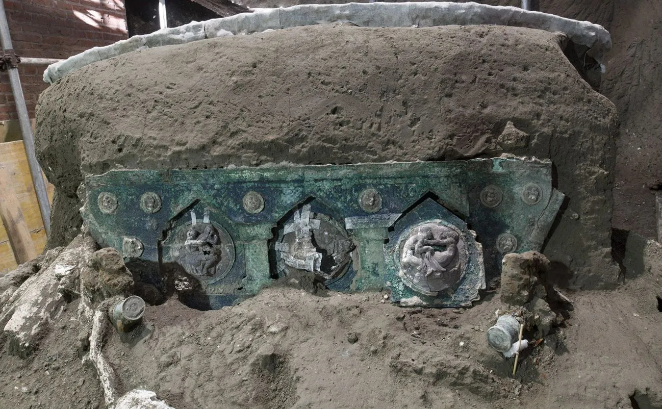 Niezwykłe odkrycie w Pompejach. Znaleziono wóz paradny