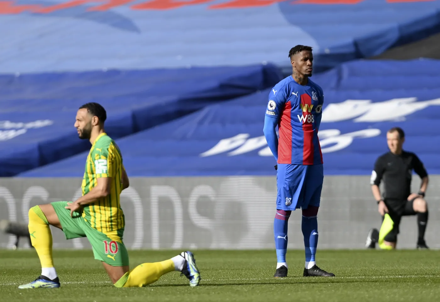 Wilfried Zaha nie klęknął przed meczem West Bromwich Albion