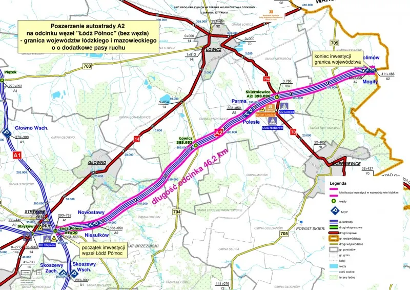 Autostrada A2 dostanie trzeci pas, to koniec z wyprzedzaniem się ciężarówek