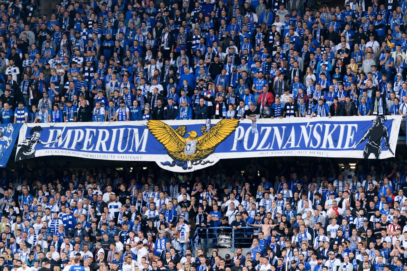 Efektowna gra Lecha i tłumy kibiców na trybunach