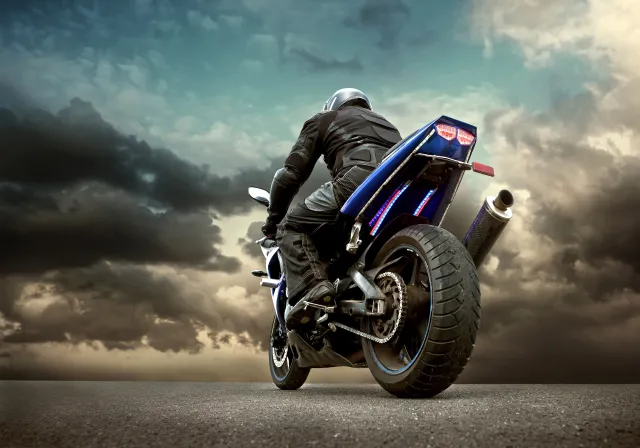 Motocyklista zginął po zderzeniu z łosiem