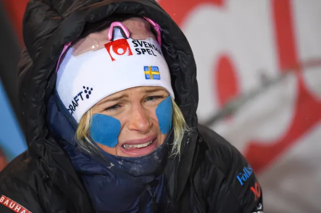 Frida Karlsson musiała uciekać z fotela zwycięzcy. Zapaliły się jej spodnie
