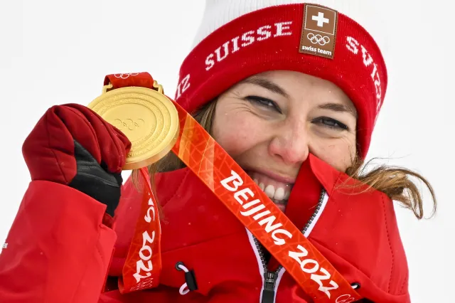 Michelle Gisin powiększyła rodzinną kolekcję medali olimpijskich