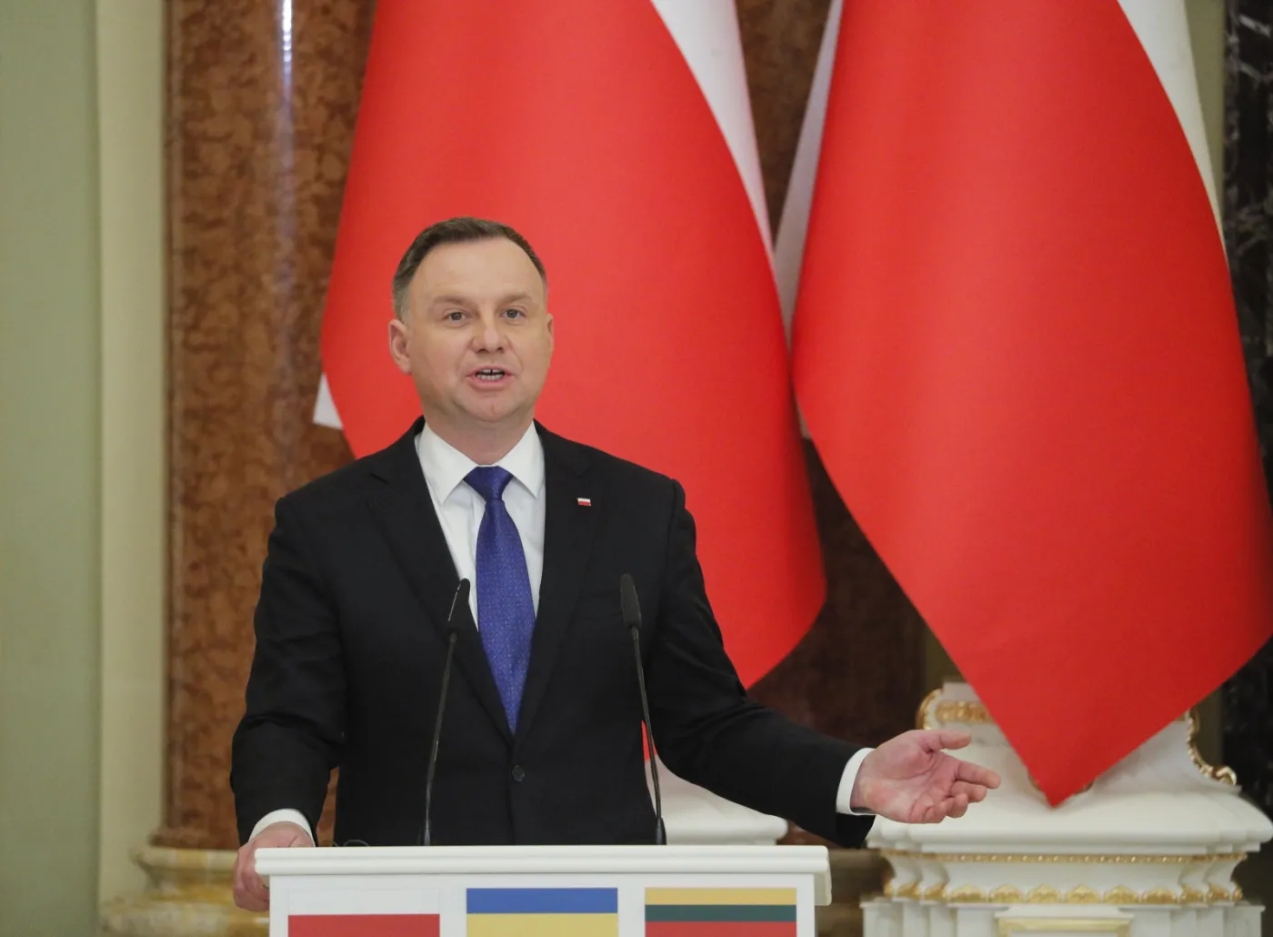 Duda po rozmowie z Zełenskim: Rosja wyklucza się z międzynarodowej wspólnoty