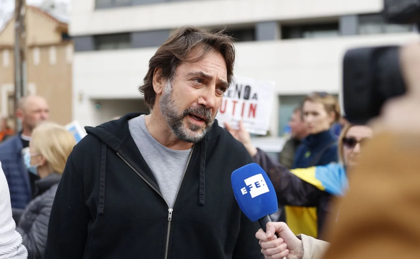 Aktor Javier Bardem protestuje przeciwko rosyjskiej inwazji na Ukrainę