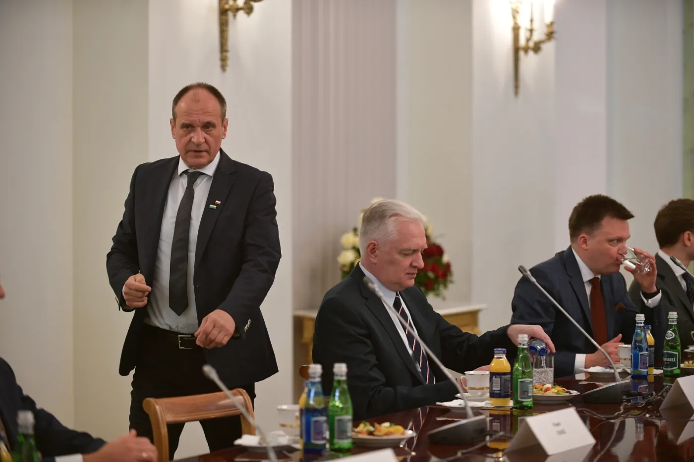 Paweł Kukiz, Jarosław Gowin, Szymon Hołownia