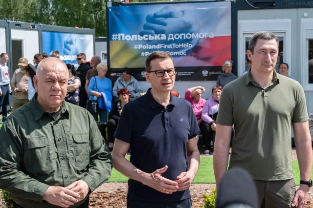 Morawiecki: Polska została poproszona o pomoc w wywozie zboża z Ukrainy
