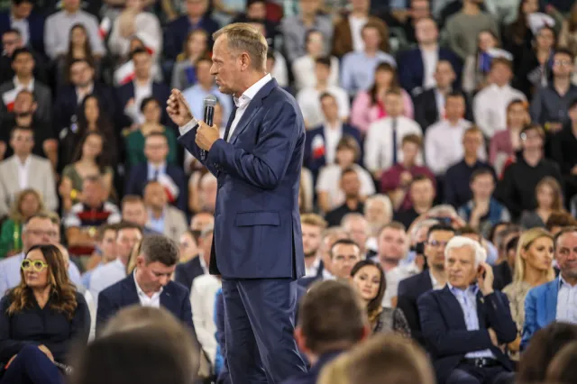 Tusk w Radomiu: Wyprowadzę Glapińskiego z NBP. Ja to wam gwarantuję
